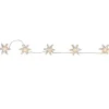 LED Deko Lichterkette Blumen Timer L: 1,35m in transparent