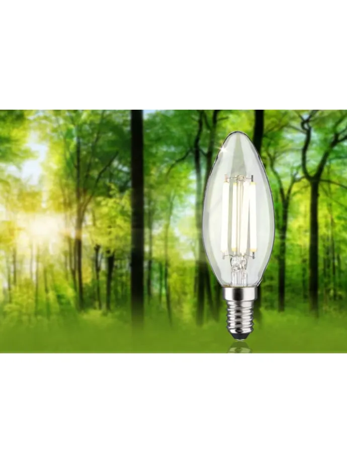 LED Eco-Line Kerze E14 840lm 4W 4000K klar 230V A