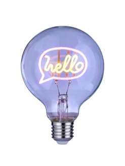 LED Glühlampe BRIGHT LIGHT Hello in Pink