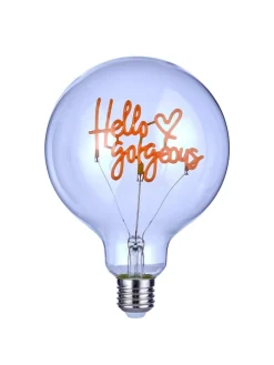 LED Glühlampe BRIGHT LIGHT Hello in Pink