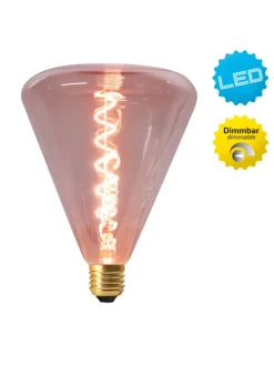 LED Leuchtmittel "DILLY" in rot - (L)14.5 cm x (B)14.5 cm x (H)19 cm - EEK G