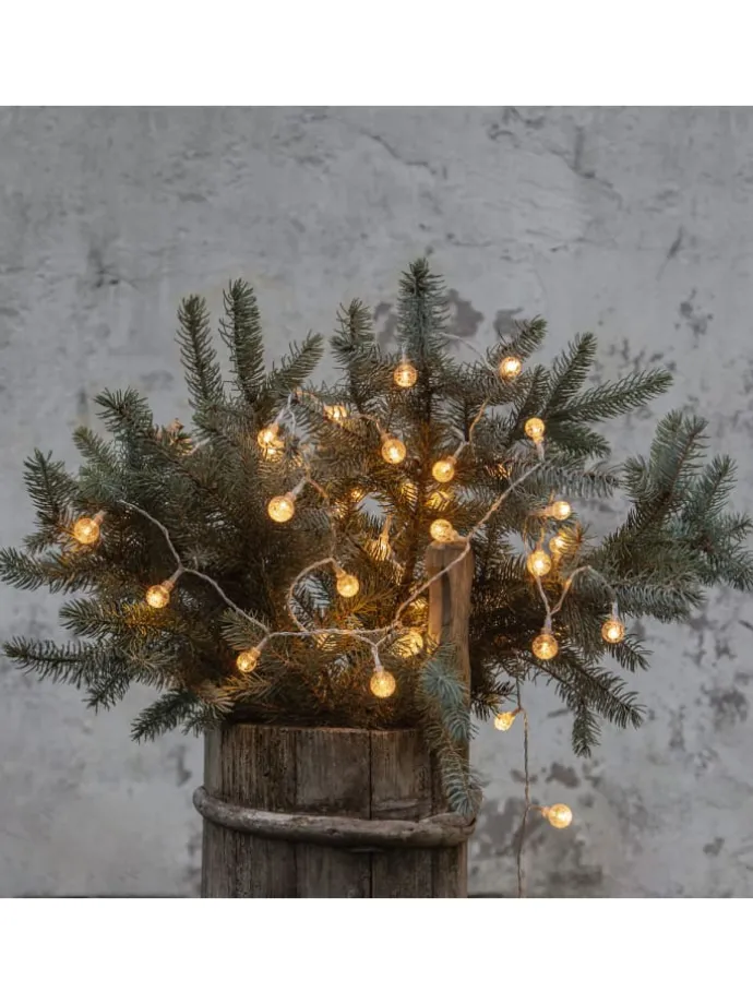 LED Lichterkette BERRY 50 LED Kugeln L: 5m in transparent