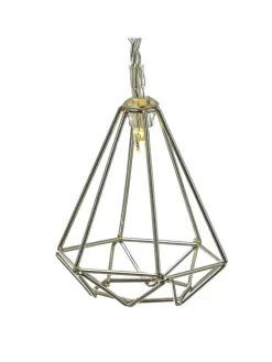 LED Lichterkette DIAMANT 10 kleine beleuchtete Rubine L: 1,6m in silber