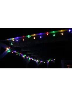 LED Lichterkette 4,80m 24 Lichter Partylichterkette in Bunt