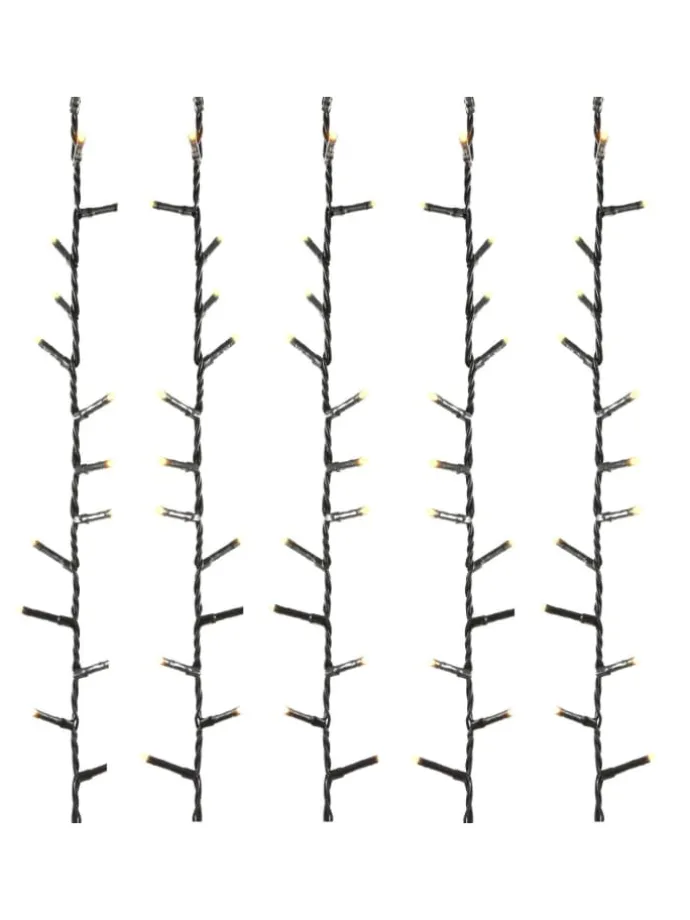 LED Lichterkette Weihnachtslichterkette für Bäume bis 4,5m L: 34m