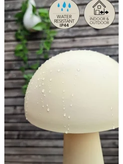 LED Pilz Tischlampe dimmbar Touch Farbwechsler IP44 Innen Außen 15x21cm Grün