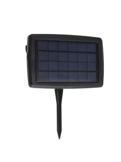 LED Solar Lichterkette Circus mit Glühbirnen L: 4,5m in transparent