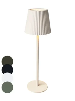 LED Tischlampe dimmbar Touch Farbwechsler IP44 Innen & Außen 36,5x11cm in Sand