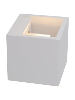 LED Wandleuchte in weiß - (L)11.5 cm x (B)11.5 cm x (H)11.5 cm - EEK G