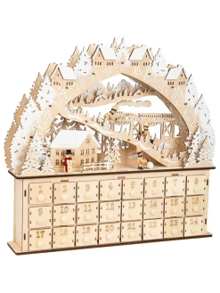 LED-Adventskalender "Skivergnügen" zum Befüllen