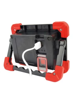 LED-Arbeitsleuchte in Rot/ Schwarz - (B)18,5 x (H)14,2 x (T)5,5 cm