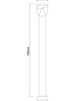 LED-Außenleuchte - EEK A+ (A++ bis A) - (H)100 cm