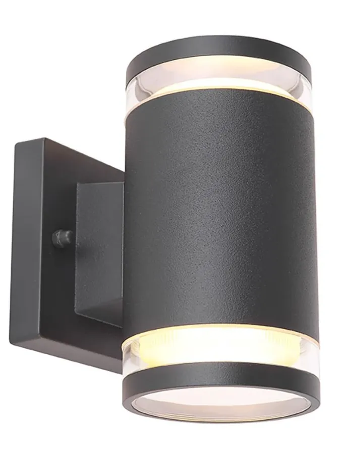 LED-Außenleuchte "Alcala" in Schwarz - (B)10 x (H)16,5 cm