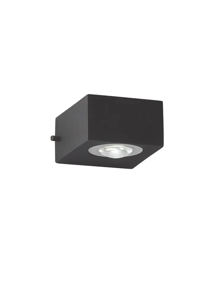 LED-Außenleuchte "Helsinki" in Schwarz - (B)8 x (H)5 cm