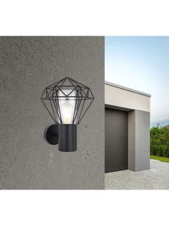 LED-Außenleuchte "Horace" in Schwarz - (B)22,5 x (H)31 cm