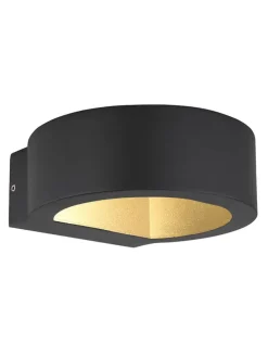 LED-Außenleuchte in Anthrazit - (B)16 x (H)5,5 cm