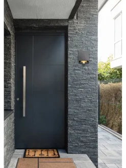 LED-Außenleuchte in Anthrazit - (B)10 x (H)12,5 cm