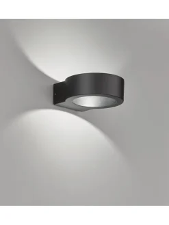 LED-Außenleuchte "Torres" in Schwarz - (B)12,5 x (H)4,5 cm