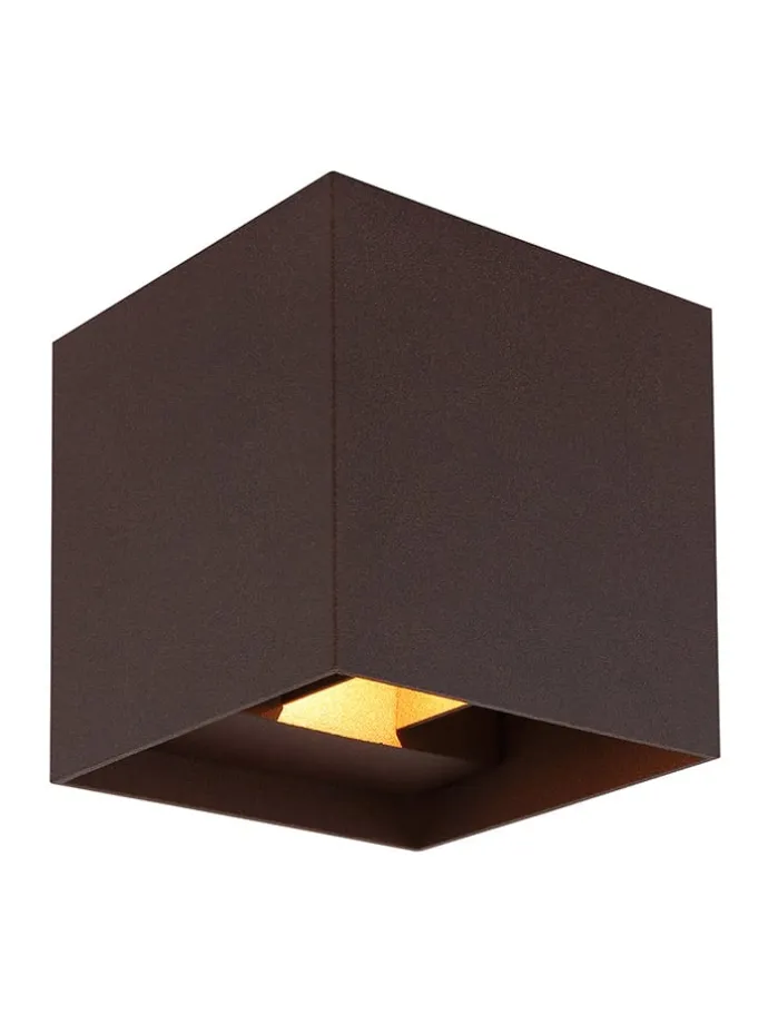 LED-Außenleuchte "Veronika" in Schwarz - (B)10 x (H)10 cm