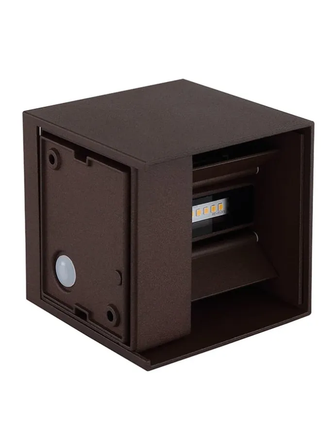 LED-Außenleuchte "Veronika" in Schwarz - (B)10 x (H)10 cm