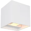 LED-Außenleuchte "Veronika" in Weiß - (B)10 x (H)10 x (T)10 cm