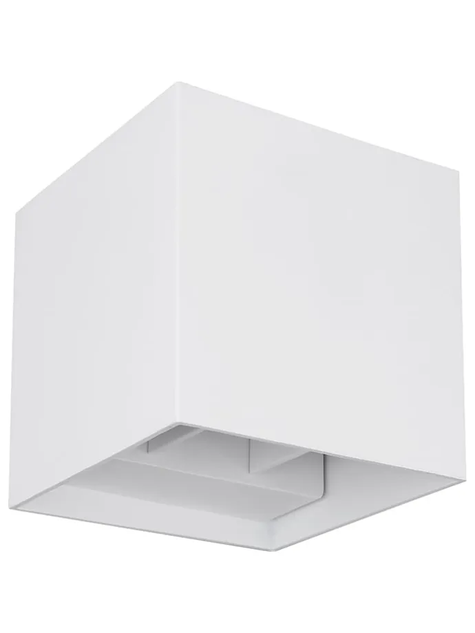 LED-Außenleuchte "Veronika" in Weiß - (B)10 x (H)10 x (T)10 cm