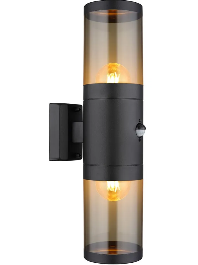 LED-Außenleuchte "Xeloo" in Schwarz - (B)10 x (H)42 cm