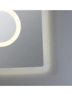 LED-Badezimmerspiegel Racale in Weiß (H)70cm (B)100cm