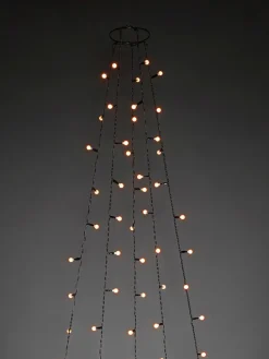 LED-Baummantel in Bernstein