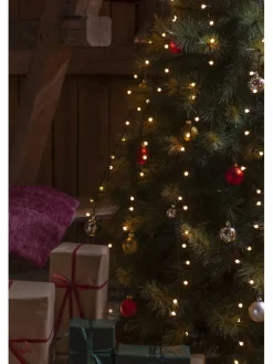 LED-Baummantel in Bernstein