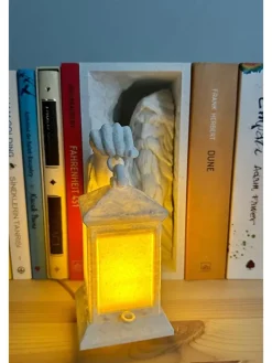 LED-Buchstütze in Weiß - (B)15 x (H)21 cm