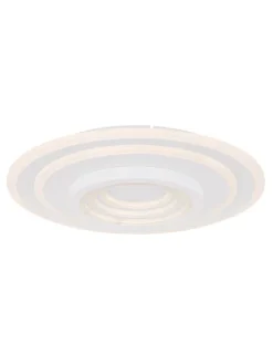 LED-Deckenleuchte "Bafur" in Weiß - (H)7 x Ø 49,5 cm