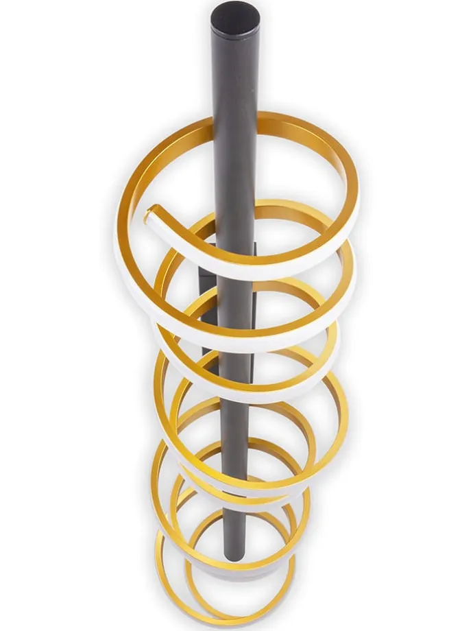 LED-Deckenleuchte "Bellezza" in Schwarz/ Gold - EEK D (A bis G)