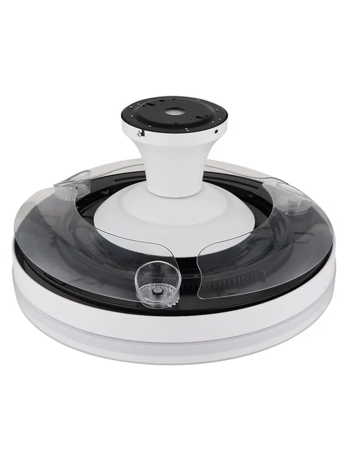 LED-Deckenventilator "Beliz" in Weiß - (H)27,5 x Ø 10,6 cm