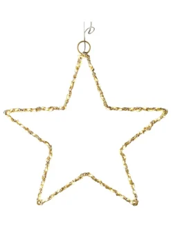 LED-Dekoanhänger in Gold - Ø 30 cm