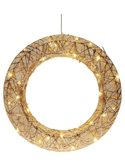 LED-Dekoanhänger in Gold - Ø 40 cm