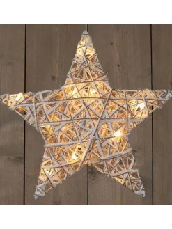 LED-Dekoanhänger in Weiß - Ø 30 cm