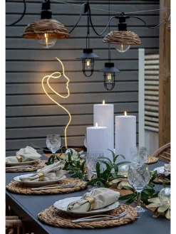 LED-Dekogirlande "Olivec" in Transparent - (H)180 cm