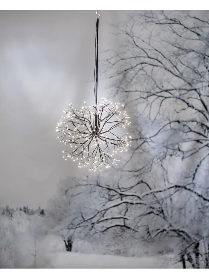 LED-Dekohänger "Stardust" in Schwarz - Ø 40 cm