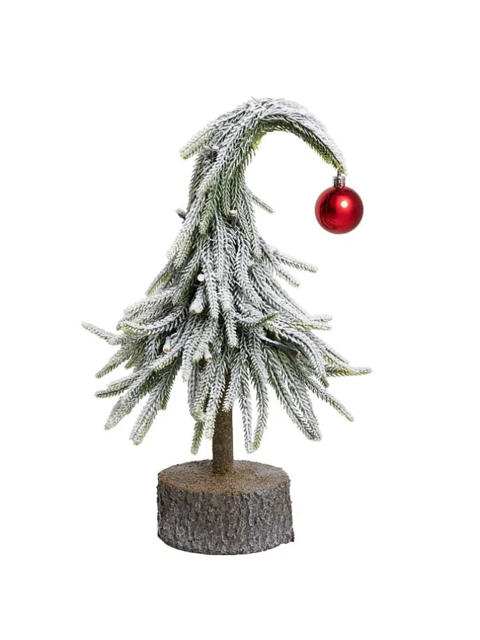 LED-Dekoleuchte ''Christmas Tree'' in Grün/ Weiß - (L)36 cm