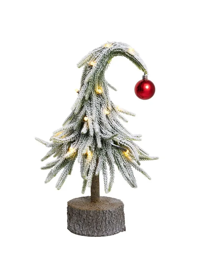 LED-Dekoleuchte ''Christmas Tree'' in Grün/ Weiß - (L)36 cm