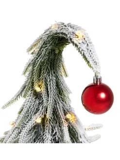 LED-Dekoleuchte ''Christmas Tree'' in Grün/ Weiß - (L)36 cm