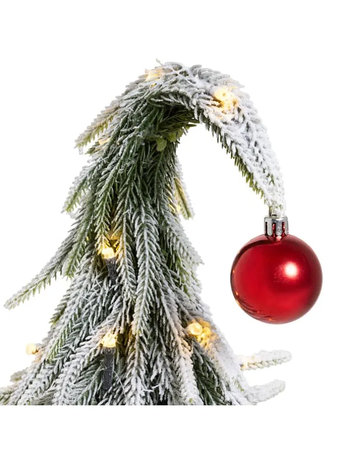 LED-Dekoleuchte ''Christmas Tree'' in Grün/ Weiß - (L)36 cm