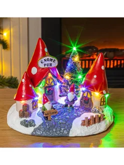 LED-Dekoleuchte ''Gnome Pub'' in Bunt - (B)22 x (H)16,2 x (T)17 cm