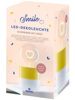 LED-Dekoleuchte in Gelb - (H)17 cm