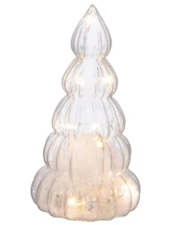 LED-Dekoleuchte in Silber - (H)17 cm