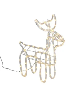 LED-Dekoleuchte in Warmweiß - (B)46 x (H)46 x (T)18 cm