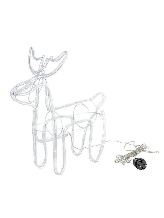 LED-Dekoleuchte in Warmweiß - (B)46 x (H)46 x (T)18 cm