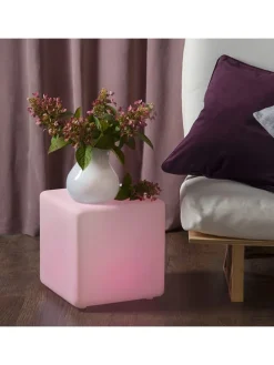 LED-Dekoleuchte in Weiß - (B)28 x (H)29 cm