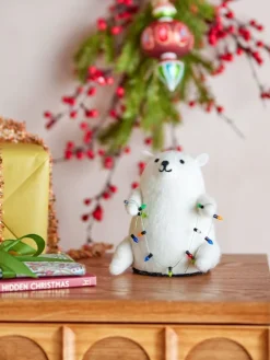 LED-Dekoleuchte in Weiß - (B)14 x (H)15 x (T)12 cm